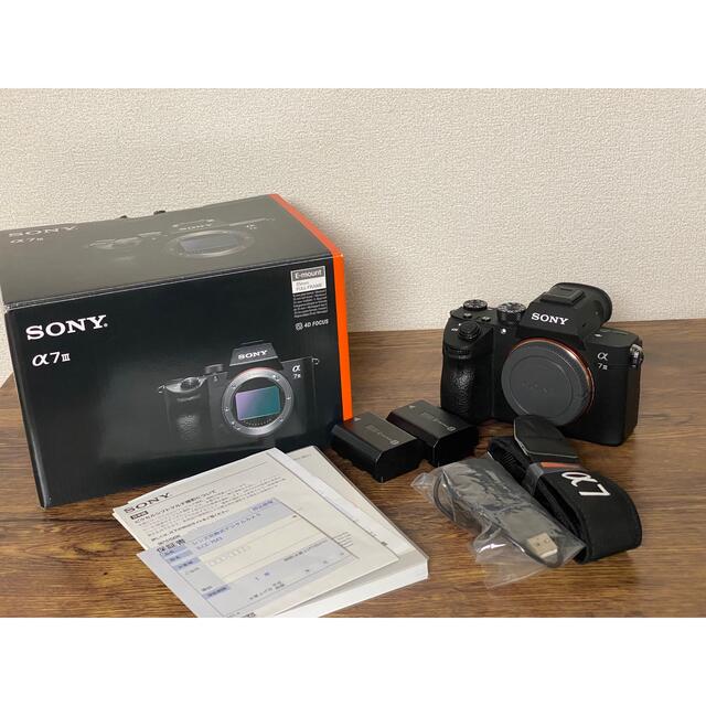 写真のものが全てとなります( 美品 )SONY α7 III ILCE-7M3