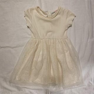 ザラキッズ(ZARA KIDS)のザラ　異素材ワンピース(ワンピース)