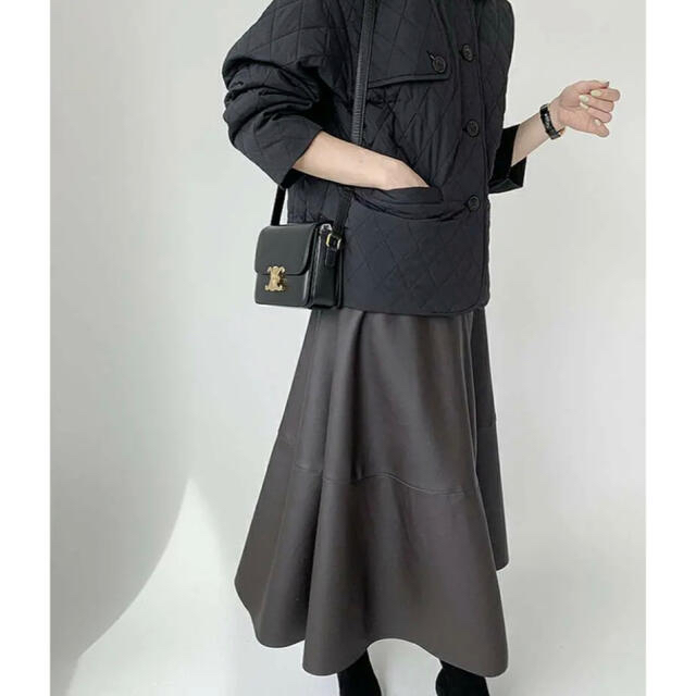 BIRTHDAY BASH フレアスカート エコ レザー　美品 レディースのスカート(ロングスカート)の商品写真