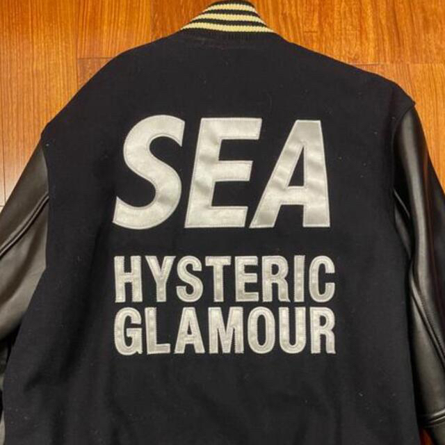 WIND AND SEA(ウィンダンシー)のお得！美品！HYSTERIC GLAMOUR×WIND AND SEA メンズのジャケット/アウター(スタジャン)の商品写真