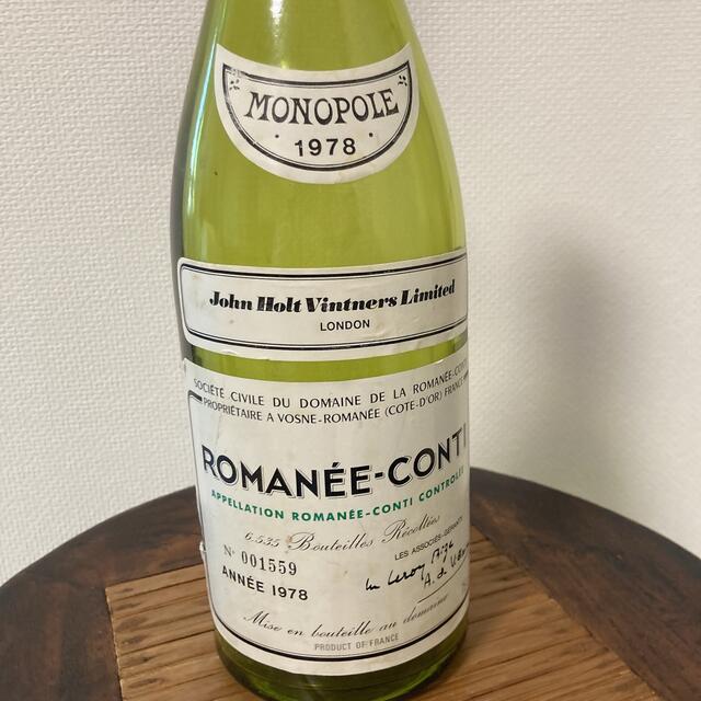 即発★空瓶 DRC ロマネコンティ 1978 ワイン ヴィンテージ
