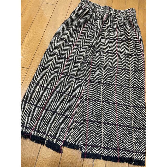 PICCIN(ピッチン)のPICCINヘリンボーンチェックタイトスカート レディースのスカート(ひざ丈スカート)の商品写真
