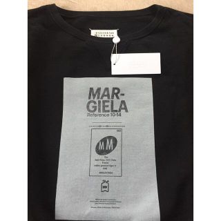 未使用品△正規品 Maison Margiela メゾンマルジェラ 21SS S29GU0074 テーププリント スウェットシャツ 長袖 レディース ブラック XS 伊製