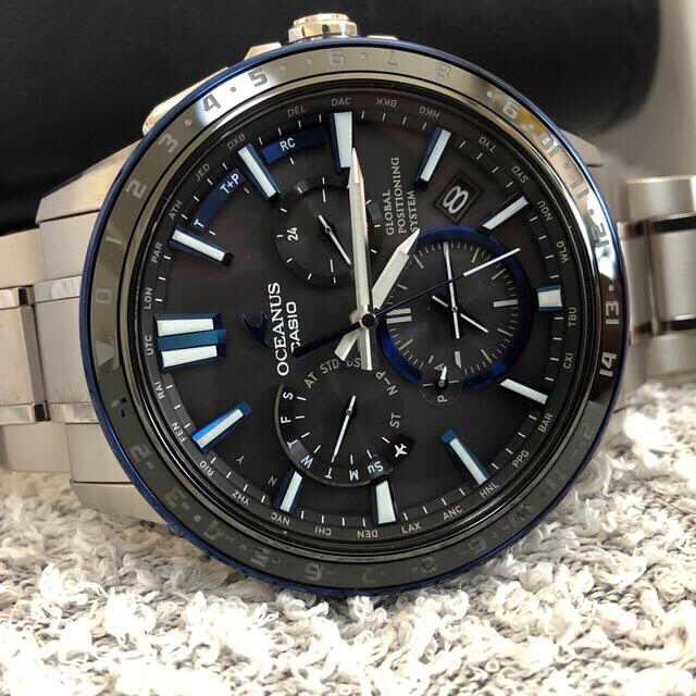 お買得!】 CASIO - 【保証付】 CASIO OCEANUS オシアナス OCW-G1200