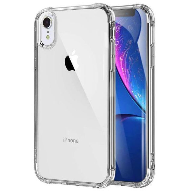 【新品未使用】iPhone XRケース スマホ カバー/透明クリア ガード付き スマホ/家電/カメラのスマホアクセサリー(iPhoneケース)の商品写真