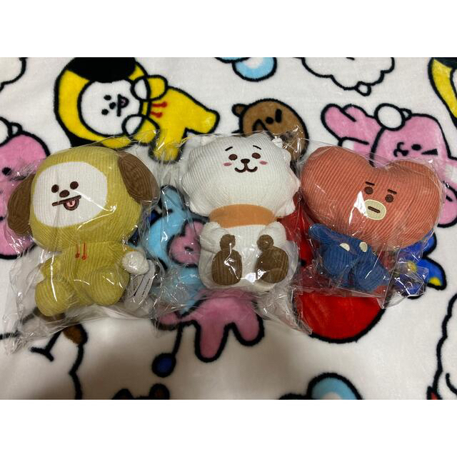 BT21 LINE FRIENDSコーデュロイぬいぐるみ☺︎︎CHIMMY☺︎︎