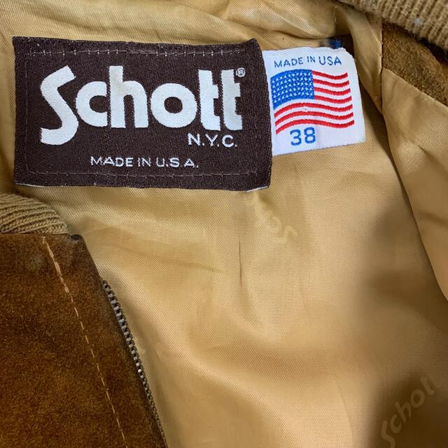 schott(ショット)の本革ブルゾン shcott 38 vintage 80s IDELEZIP メンズのジャケット/アウター(ブルゾン)の商品写真