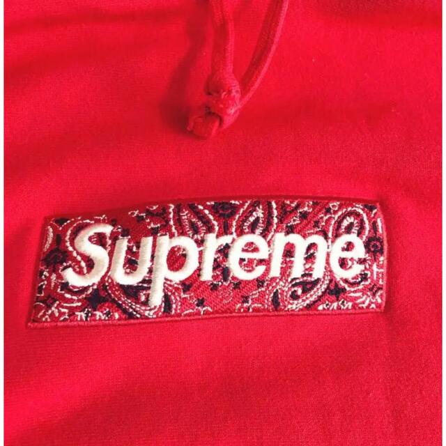 オリジナル Supreme L バンダナ ボックスロゴ boxlogo supreme シュプリーム パーカー