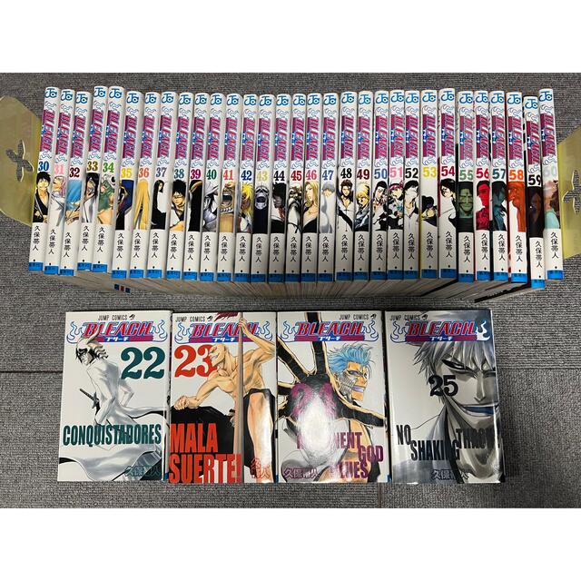 BLEACH 漫画セット　22巻〜25巻　30巻〜60巻