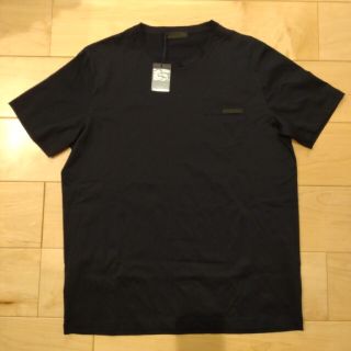 プラダ(PRADA)のプラダ　Tシャツ　サイズXL ネイビー　新品未使用(Tシャツ/カットソー(半袖/袖なし))