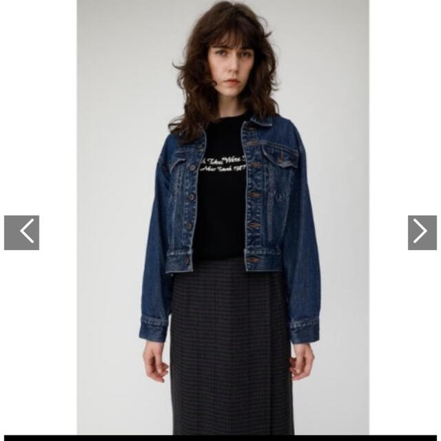 moussy(マウジー)のmoussy デニムジャケット レディースのジャケット/アウター(Gジャン/デニムジャケット)の商品写真