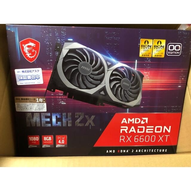 本格派ま! ASUS - AMD Radeon RX 6600 XT MECH 2X 8G OC PCパーツ