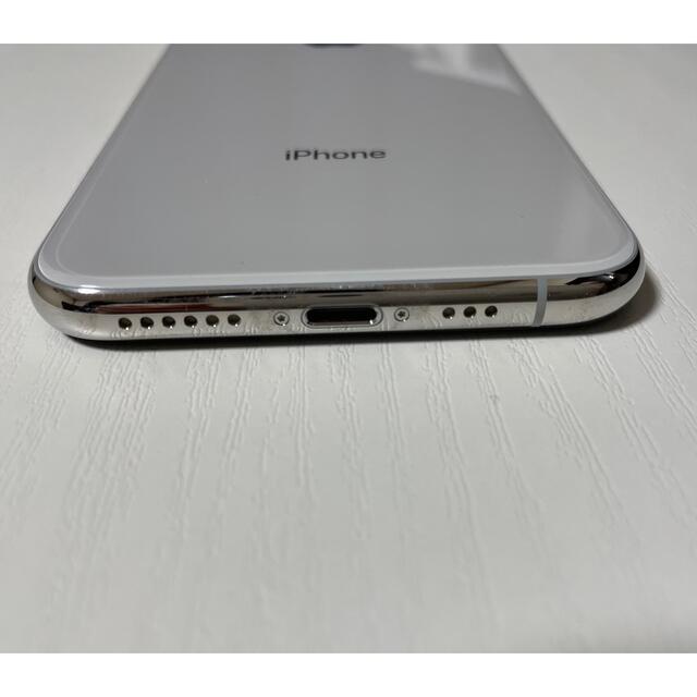 値下げ iPhoneXS 64GB Silver SIMロック解除済み 美品 3