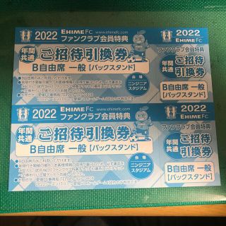 愛媛FC 2枚　送料無料　ニンジニアスタジアム(サッカー)