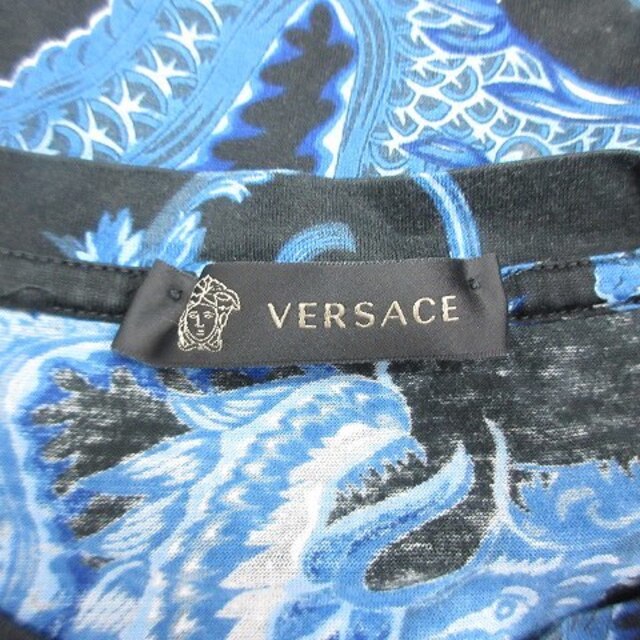 VERSACE(ヴェルサーチ)のヴェルサーチ ヴェルサーチェ VERSACE Tシャツ ドラゴン カットソー ク メンズのトップス(Tシャツ/カットソー(半袖/袖なし))の商品写真