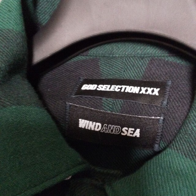 GOD SELECTION XXX wind and sea コラボネルシャツ GOD SELECTION XXX wind and sea コラボネルシャツ