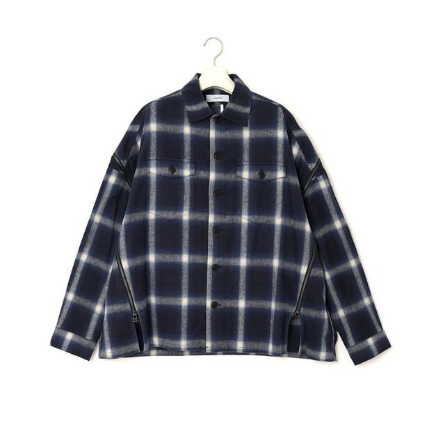 FACETASM(ファセッタズム)のFACETASM CHECK ZIPPER SHIRT メンズのジャケット/アウター(ブルゾン)の商品写真