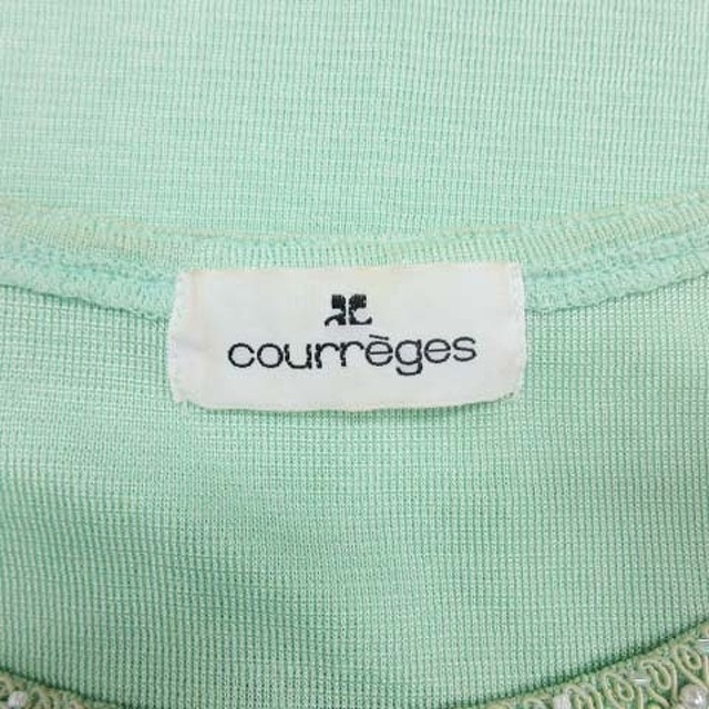 Courreges(クレージュ)のクレージュ courreges アンサンブルニット カットソー ビーズ 七分袖カ レディースのトップス(アンサンブル)の商品写真