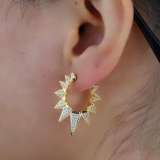 アーカー(AHKAH)のSun Like Earrings / gold / #217(ピアス)