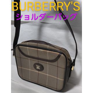 バーバリー(BURBERRY)の90s OLD BURBERRY チェック柄 ショルダーバッグ レディース(ショルダーバッグ)