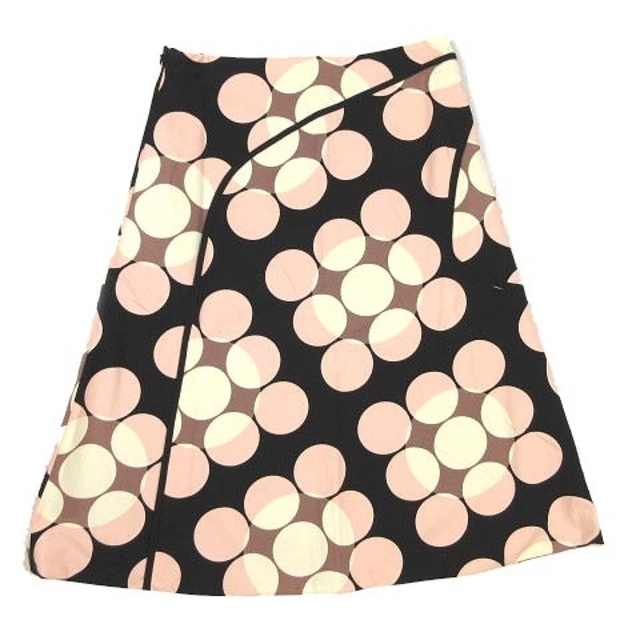 Marni(マルニ)のマルニ MARNI サークル ドット 総柄 台形 スカート ハーフ 膝丈 マルチ レディースのスカート(ひざ丈スカート)の商品写真