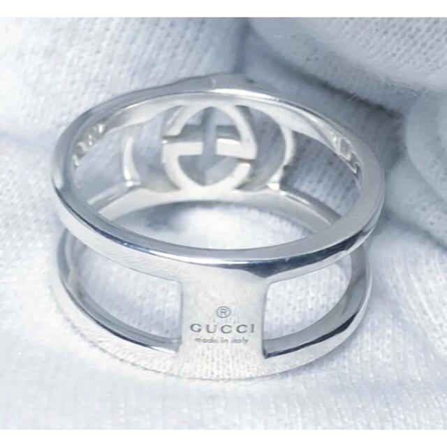 Gucci - 美品 GUCCI 指輪 インターロッキングワイドリング 15号の通販 by ブッシュ's shop｜グッチならラクマ