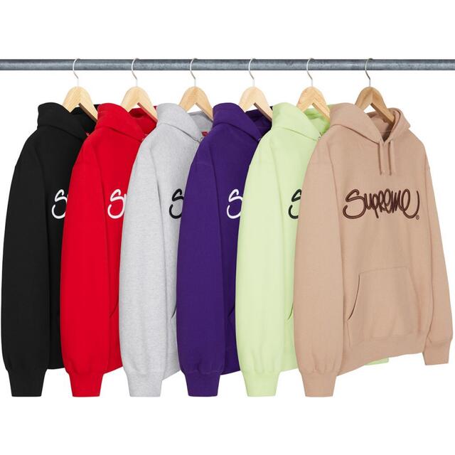 Supreme(シュプリーム)のRaised Handstyle Hooded Sweatshirt メンズのトップス(パーカー)の商品写真