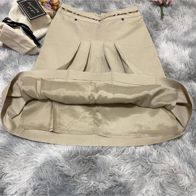 BURBERRY - バーバリーロンドン スカート ひざ丈 フレア ベージュ 36（S)の通販 by face_calla@'s shop