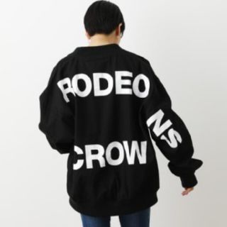 ロデオクラウンズワイドボウル(RODEO CROWNS WIDE BOWL)の最新ブラック オーバーサイズブルゾン(ブルゾン)