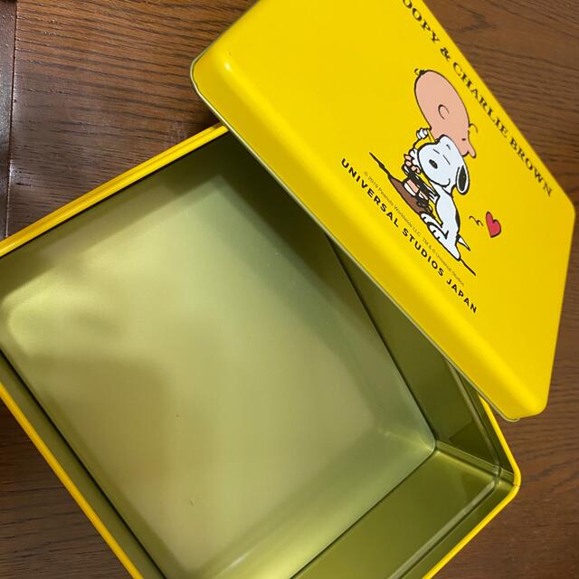 【SNOOPY】【USJ】スヌーピー クッキー空き缶 インテリア/住まい/日用品のインテリア小物(小物入れ)の商品写真