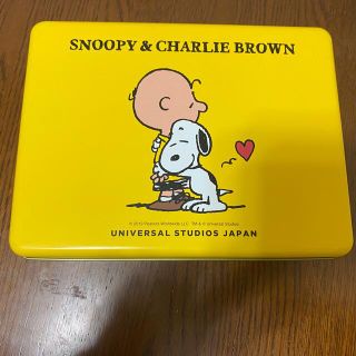 【SNOOPY】【USJ】スヌーピー クッキー空き缶(小物入れ)