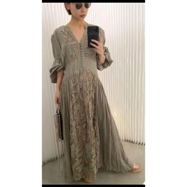 AMERI MEDI PALACE EMBROIDERY DRESS | myglobaltax.com
