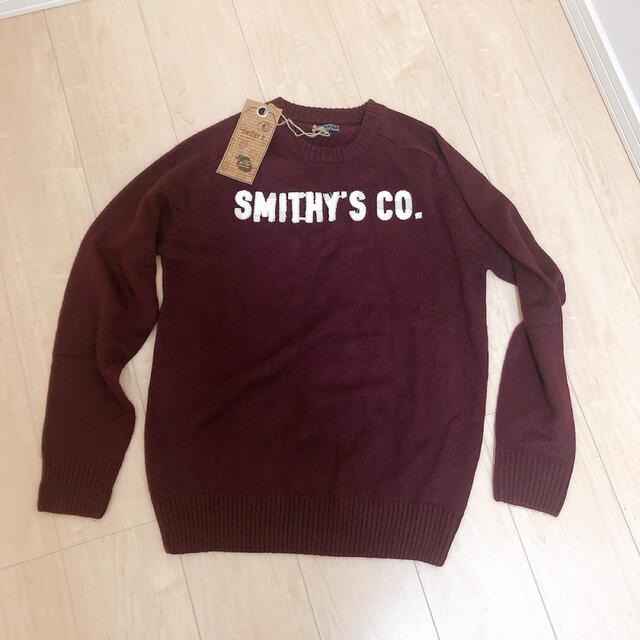 smithy's heritage セーター　ワインレッド メンズのトップス(ニット/セーター)の商品写真