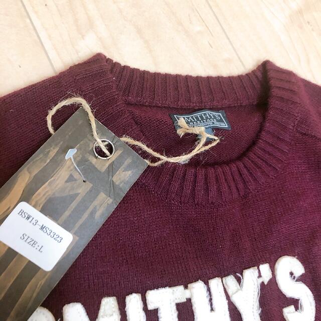 smithy's heritage セーター　ワインレッド メンズのトップス(ニット/セーター)の商品写真