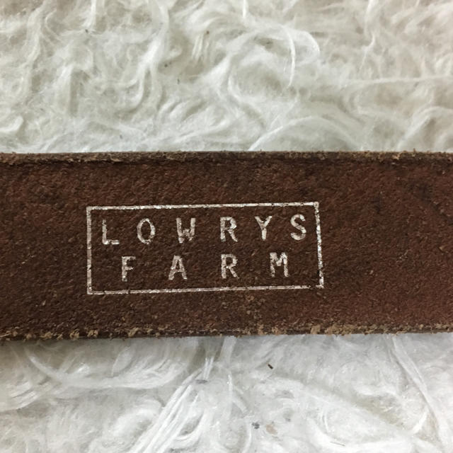 LOWRYS FARM(ローリーズファーム)のLOWRYS FARM革ベルト レディースのファッション小物(ベルト)の商品写真