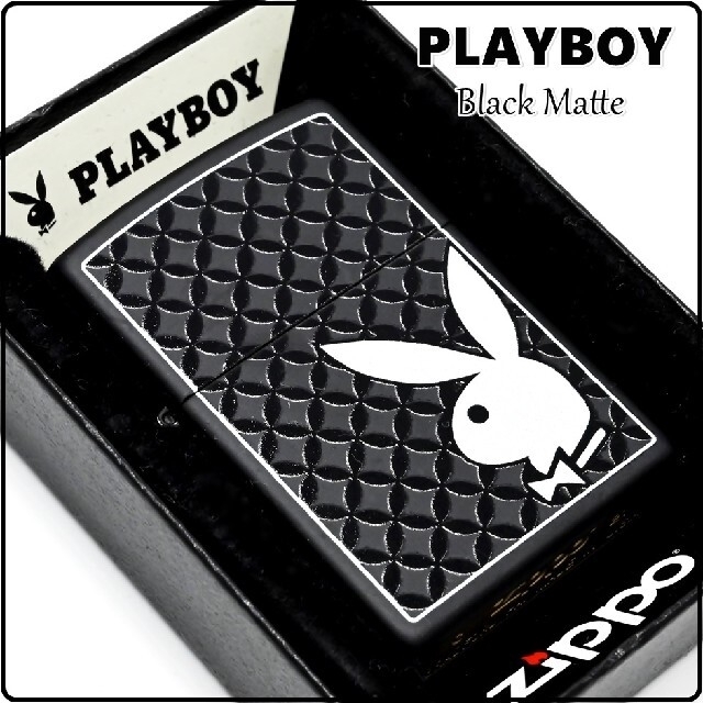 送料無料☆zippo☆PLAYBOY☆トレードマーク☆ブラック&ホワイト☆ジッポ | フリマアプリ ラクマ