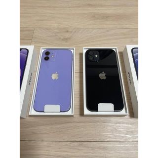 iPhone12 2台セット　64/purple &White