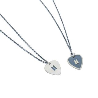 ボウダンショウネンダン(防弾少年団(BTS))の SUGA GUITAR PICK NECKLACE BTS シルバー　ユンギ(ネックレス)