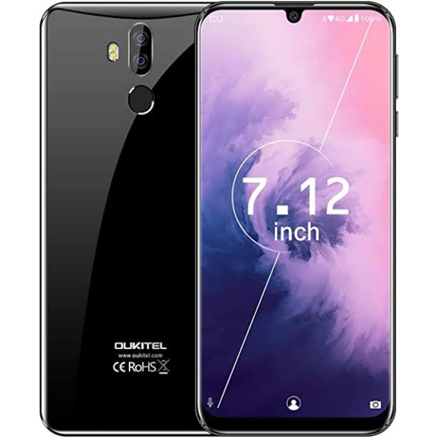 OUKITELK9 7.12インチ大画面6000mAh4GB 64GB ブラック