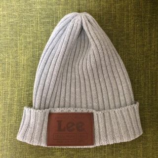 リー(Lee)のLee グレー ニット帽(ニット帽/ビーニー)