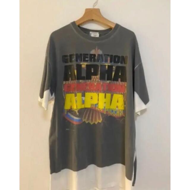 ヴェトモン Generation Alpha Tee 転写 メンズのトップス(Tシャツ/カットソー(半袖/袖なし))の商品写真