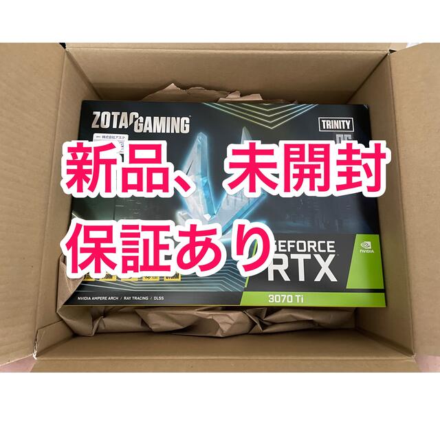 PCパーツ【新品/保証あり】ZOTAC GAMING GeForce RTX 3070Ti