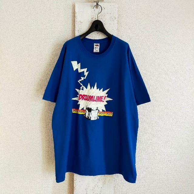 フルーツオブザルーム　Tシャツ　カットソー　ブルー　2XL　ドラムライン メンズのトップス(Tシャツ/カットソー(半袖/袖なし))の商品写真