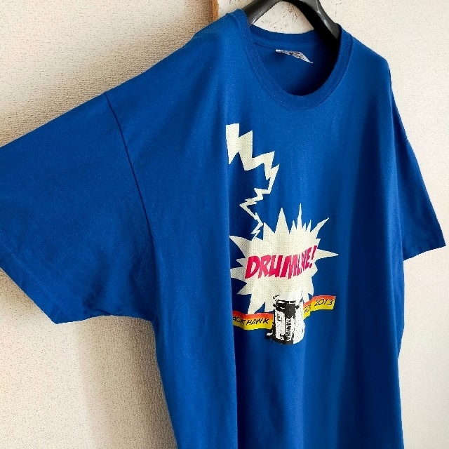 フルーツオブザルーム　Tシャツ　カットソー　ブルー　2XL　ドラムライン メンズのトップス(Tシャツ/カットソー(半袖/袖なし))の商品写真