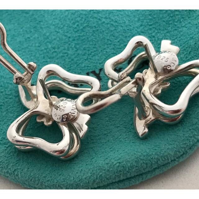 Tiffany ダブルリボン ピアス希少 - ピアス