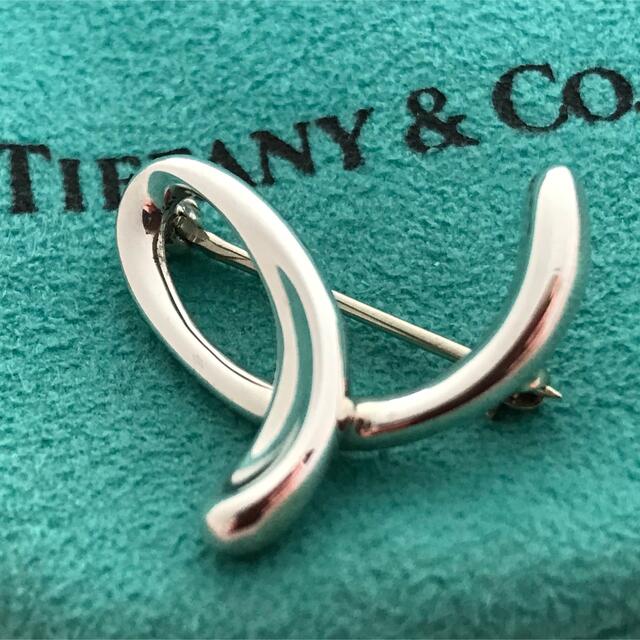 Tiffany イニシャルe ブローチ 希少レディース