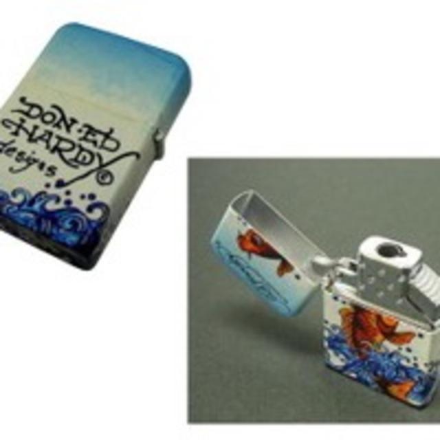 Ed Hardy(エドハーディー)のエドハーディー Ed Hardy ガス ターボ ZIPPO ライター ジッポ メンズのファッション小物(タバコグッズ)の商品写真