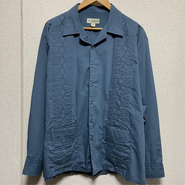 11747391購入vintage long sleeve Cuba shirt