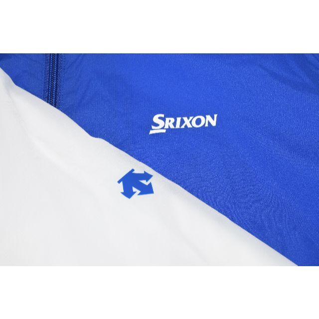 Srixon(スリクソン)の新品☆スリクソン ウィンドブレーカー☆白＆青☆☆LLサイズ☆RGMQJK03 スポーツ/アウトドアのゴルフ(ウエア)の商品写真