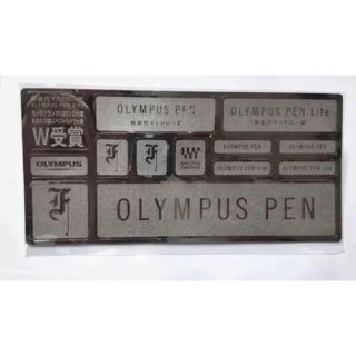 オリンパス(OLYMPUS)の激レア！【PEN-F 花文字】 OLYMPUS 非売品限定ステッカー(その他)